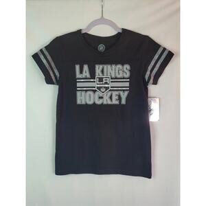 Official NHL LA Kings Hockey Girls Jersey Style Shirt Girls Size XL (14-16) NWT